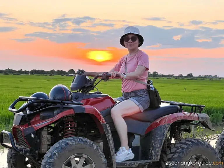 Experience the unique, authentic countryside of Cambodia by quad bike